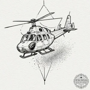 A graphic novel style tattoo of korben dallas... - эскиз тату (№1752106882_0, 10.07.2025 00:21) — tattoo-photo.ru