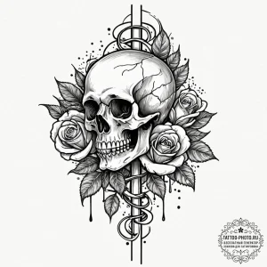 Tattoo sketch a single word with a watercolor... - эскиз тату (№1752109303_0, 10.07.2025 01:01) — tattoo-photo.ru