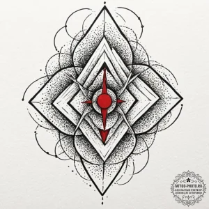 Tattoo design an abstract interpretation of m... - эскиз тату (№1752110224_0, 10.07.2025 01:17) — tattoo-photo.ru