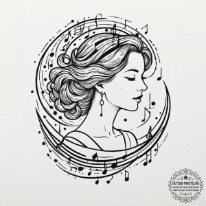 Tattoo sketch a person's silhouette dissolvin... - эскиз тату (№1752111222_0, 10.07.2025 01:33) — tattoo-photo.ru