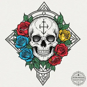 Tattoo design a zodiac symbol appearing as if... - эскиз тату (№1752115573_0, 10.07.2025 02:46) — tattoo-photo.ru