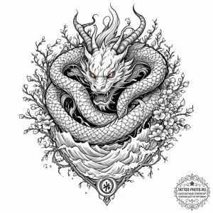 Tattoo sketch a single, powerful tree growing... - эскиз тату (№1752118232_0, 10.07.2025 03:30) — tattoo-photo.ru