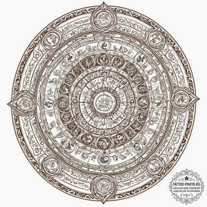 Tattoo design an abstract representation of t... - эскиз тату (№1752118551_0, 10.07.2025 03:35) — tattoo-photo.ru