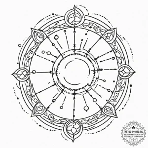 Tattoo design an abstract blend of colors and... - эскиз тату (№1752120209_0, 10.07.2025 04:03) — tattoo-photo.ru