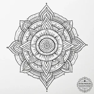 A linework tattoo of the ozark title card sym... - эскиз тату (№1752121960_0, 10.07.2025 04:32) — tattoo-photo.ru