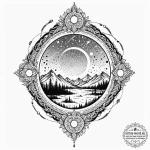 рісђсѓрїрїр° 8: game world elements & environ... - эскиз тату (№1752129742_0, 10.07.2025 06:42) — tattoo-photo.ru