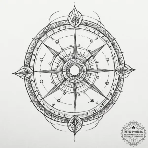 Tattoo design an abstract representation of t... - эскиз тату (№1752130001_0, 10.07.2025 06:46) — tattoo-photo.ru