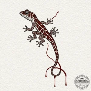 A close-up of a gecko's foot on a glass surfa... - эскиз тату (№1752130419_0, 10.07.2025 06:53) — tattoo-photo.ru