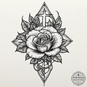 Tattoo design a single, dark, new moon, but i... - эскиз тату (№1752136558_0, 10.07.2025 08:35) — tattoo-photo.ru