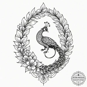A detailed shot of the intricate pattern on a... - эскиз тату (№1752140363_0, 10.07.2025 09:39) — tattoo-photo.ru