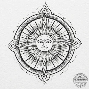 Tattoo sketch a leo symbol made of sun rays a... - эскиз тату (№1752143859_0, 10.07.2025 10:37) — tattoo-photo.ru