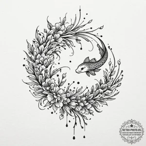Tattoo design a single dandelion, its seeds n... - эскиз тату (№1752146825_0, 10.07.2025 11:27) — tattoo-photo.ru