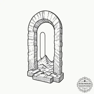 The monolith from 2001: a space odyssey, arti... - эскиз тату (№1752157481_0, 10.07.2025 14:24) — tattoo-photo.ru