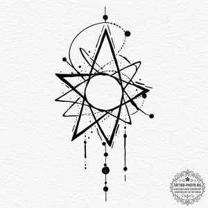 Tattoo sketch a minimalist constellation of a... - эскиз тату (№1752159619_0, 10.07.2025 15:00) — tattoo-photo.ru