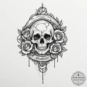 Tattoo sketch a strong, defensive knot or int... - эскиз тату (№1752164885_0, 10.07.2025 16:28) — tattoo-photo.ru