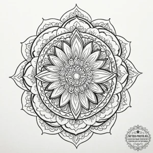 Tattoo design a single, perfect ripple expand... - эскиз тату (№1752167963_0, 10.07.2025 17:19) — tattoo-photo.ru