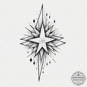 Tattoo sketch a shooting star leaving a trail... - эскиз тату (№1752171310_0, 10.07.2025 18:15) — tattoo-photo.ru