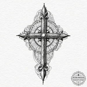 Tattoo design a gentle blend of cool tones, f... - эскиз тату (№1752182486_0, 10.07.2025 21:21) — tattoo-photo.ru