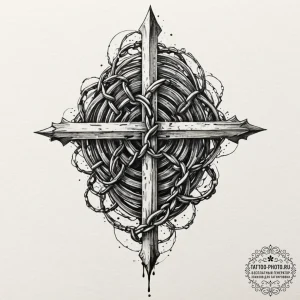 Tattoo sketch a series of abstract, heavy, da... - эскиз тату (№1752188626_0, 10.07.2025 23:03) — tattoo-photo.ru