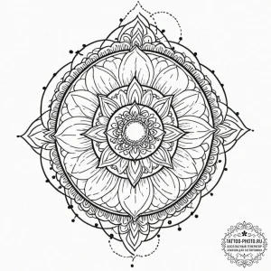 Dots (as a pattern), concept art for tattoo,... - эскиз тату (№1752192073_0, 11.07.2025 00:01) — tattoo-photo.ru