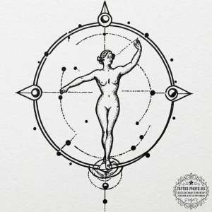 Tattoo sketch a human figure made entirely of... - эскиз тату (№1752199860_0, 11.07.2025 02:11) — tattoo-photo.ru