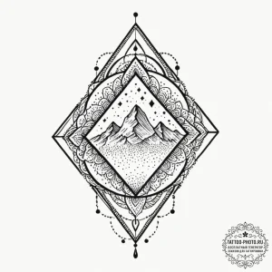 Tattoo design: a protective tattoo of mokosh'... - эскиз тату (№1752201049_0, 11.07.2025 02:30) — tattoo-photo.ru