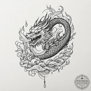A linework tattoo of an ornithopter, detailed... - эскиз тату (№1752201639_0, 11.07.2025 02:40) — tattoo-photo.ru