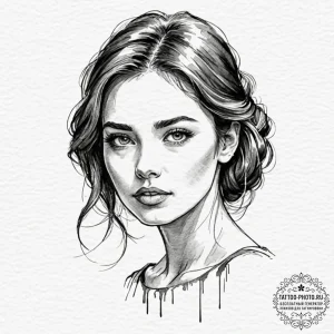 Watercolor sketch of luv, with a single, cold... - эскиз тату (№1752202907_0, 11.07.2025 03:01) — tattoo-photo.ru