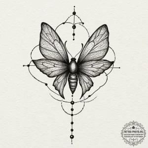 Tattoo sketch a delicate animal silhouette, w... - эскиз тату (№1752203327_0, 11.07.2025 03:08) — tattoo-photo.ru