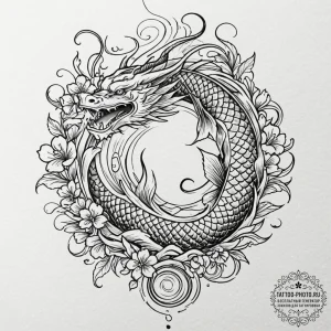 A sketch of the final, chilling photograph at... - эскиз тату (№1752207027_0, 11.07.2025 04:10) — tattoo-photo.ru