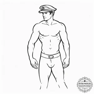 Man (silhouette/figure), concept art for tatt... - эскиз тату (№1752207111_0, 11.07.2025 04:11) — tattoo-photo.ru
