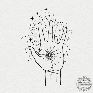 Tattoo sketch a human hand scattering a handf... - эскиз тату (№1752207530_0, 11.07.2025 04:18) — tattoo-photo.ru