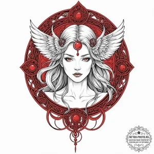 Tattoo design a minimalist representation of... - эскиз тату (№1752209770_0, 11.07.2025 04:56) — tattoo-photo.ru