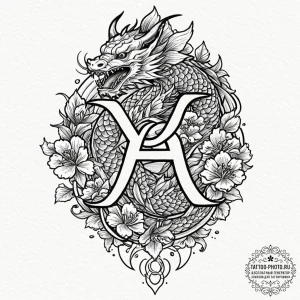 138. tattoo sketch: "ud" rune with elements o... - эскиз тату (№1752216764_0, 11.07.2025 06:52) — tattoo-photo.ru