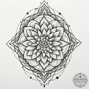 Tattoo sketch a single, resilient sapling pus... - эскиз тату (№1752216934_0, 11.07.2025 06:55) — tattoo-photo.ru