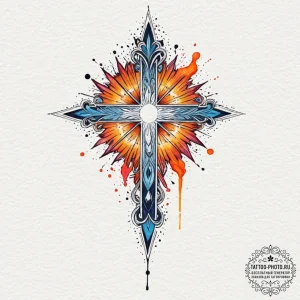 Tattoo design a delicate light breaking throu... - эскиз тату (№1752222042_0, 11.07.2025 08:20) — tattoo-photo.ru