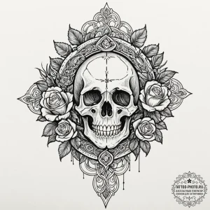 A linework tattoo of the evenstar pendant giv... - эскиз тату (№1752222355_0, 11.07.2025 08:25) — tattoo-photo.ru