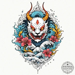 A sketch of rorschach, with his shifting inkb... - эскиз тату (№1752222433_0, 11.07.2025 08:27) — tattoo-photo.ru