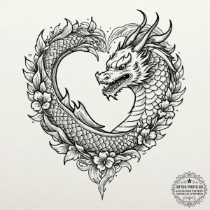 Tattoo design a stylized pixelated heart brea... - эскиз тату (№1752228454_0, 11.07.2025 10:07) — tattoo-photo.ru
