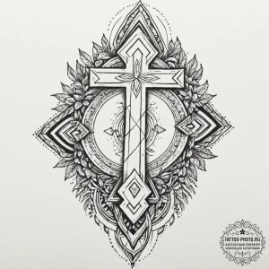 136. tattoo sketch: the rune "ud," depicted b... - эскиз тату (№1752230300_0, 11.07.2025 10:38) — tattoo-photo.ru
