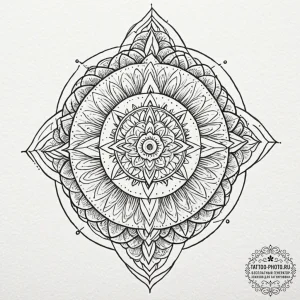Tattoo sketch an abstract representation of a... - эскиз тату (№1752231053_0, 11.07.2025 10:50) — tattoo-photo.ru