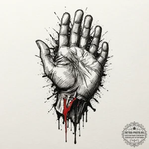 Tattoo design a powerful, muscular forearm wi... - эскиз тату (№1752232893_0, 11.07.2025 11:21) — tattoo-photo.ru