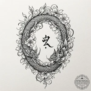 Tattoo design a single butterfly with two bod... - эскиз тату (№1752233563_0, 11.07.2025 11:32) — tattoo-photo.ru