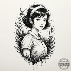 A trash polka composition of the horrors of w... - эскиз тату (№1752233792_0, 11.07.2025 11:36) — tattoo-photo.ru