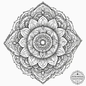 Olive branch, ink illustration for tattoo, on... - эскиз тату (№1752233948_0, 11.07.2025 11:39) — tattoo-photo.ru