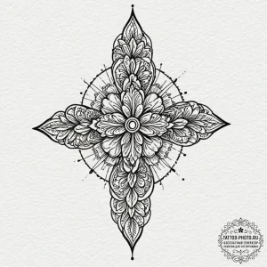 Tattoo sketch a subtle symbol (e.g., a semico... - эскиз тату (№1752245308_0, 11.07.2025 14:48) — tattoo-photo.ru