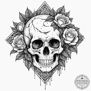 Tattoo sketch a gamer's hand blending into th... - эскиз тату (№1752257227_0, 11.07.2025 18:07) — tattoo-photo.ru
