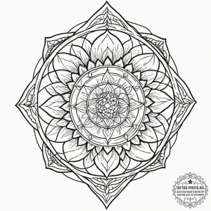 Tattoo sketch a single, glowing lantern in da... - эскиз тату (№1752260830_0, 11.07.2025 19:07) — tattoo-photo.ru