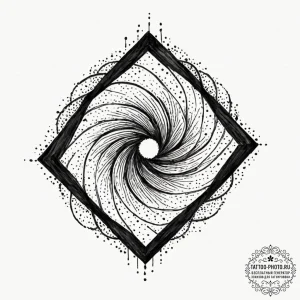 Tattoo design a visual metaphor for a paradig... - эскиз тату (№1752262174_0, 11.07.2025 19:29) — tattoo-photo.ru