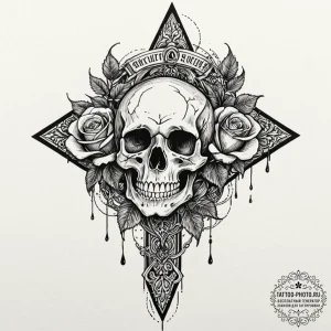 Tattoo design a glitching character sprite ab... - эскиз тату (№1752263431_0, 11.07.2025 19:50) — tattoo-photo.ru